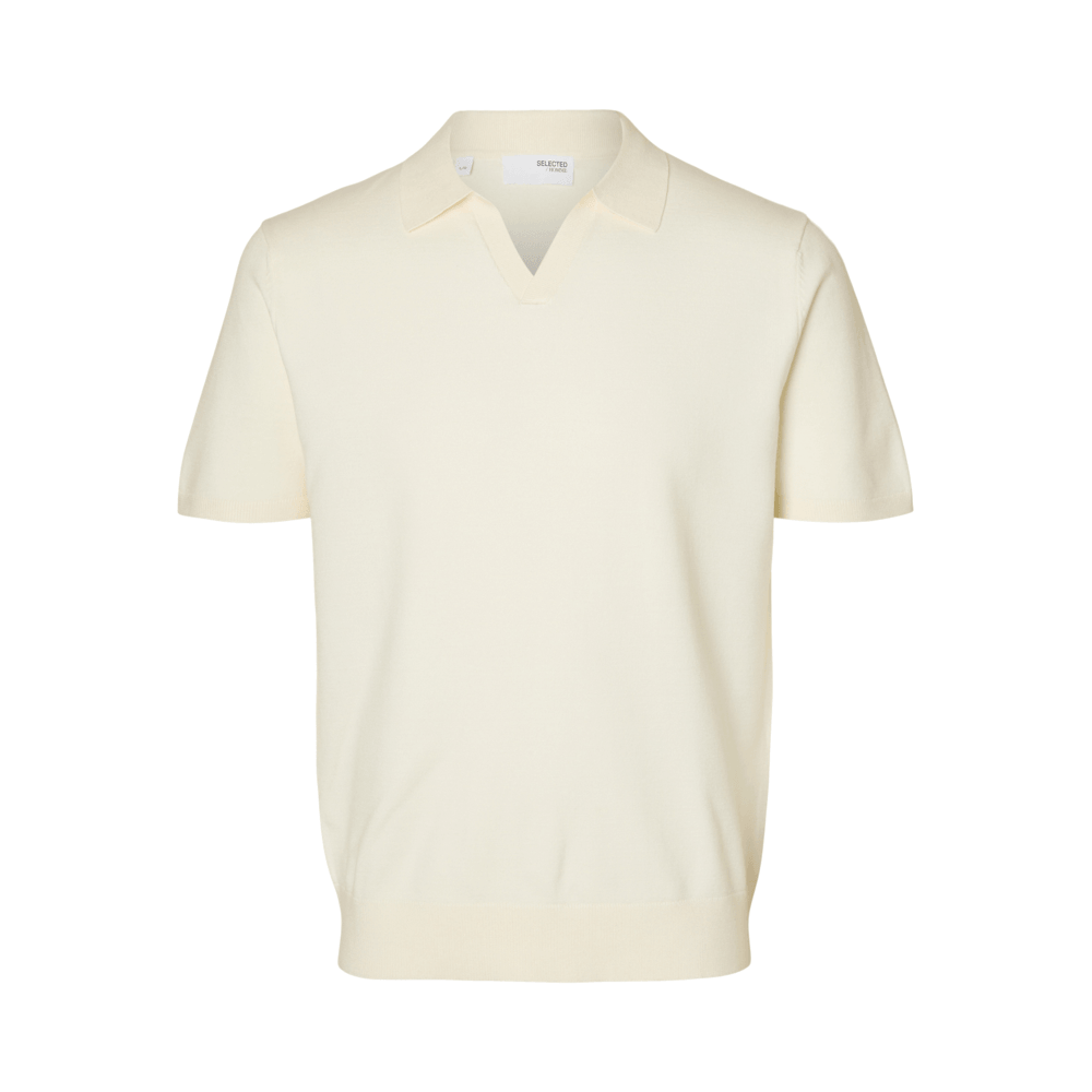 Selected Homme Teller Short Sleeve Knit Polo Shirt